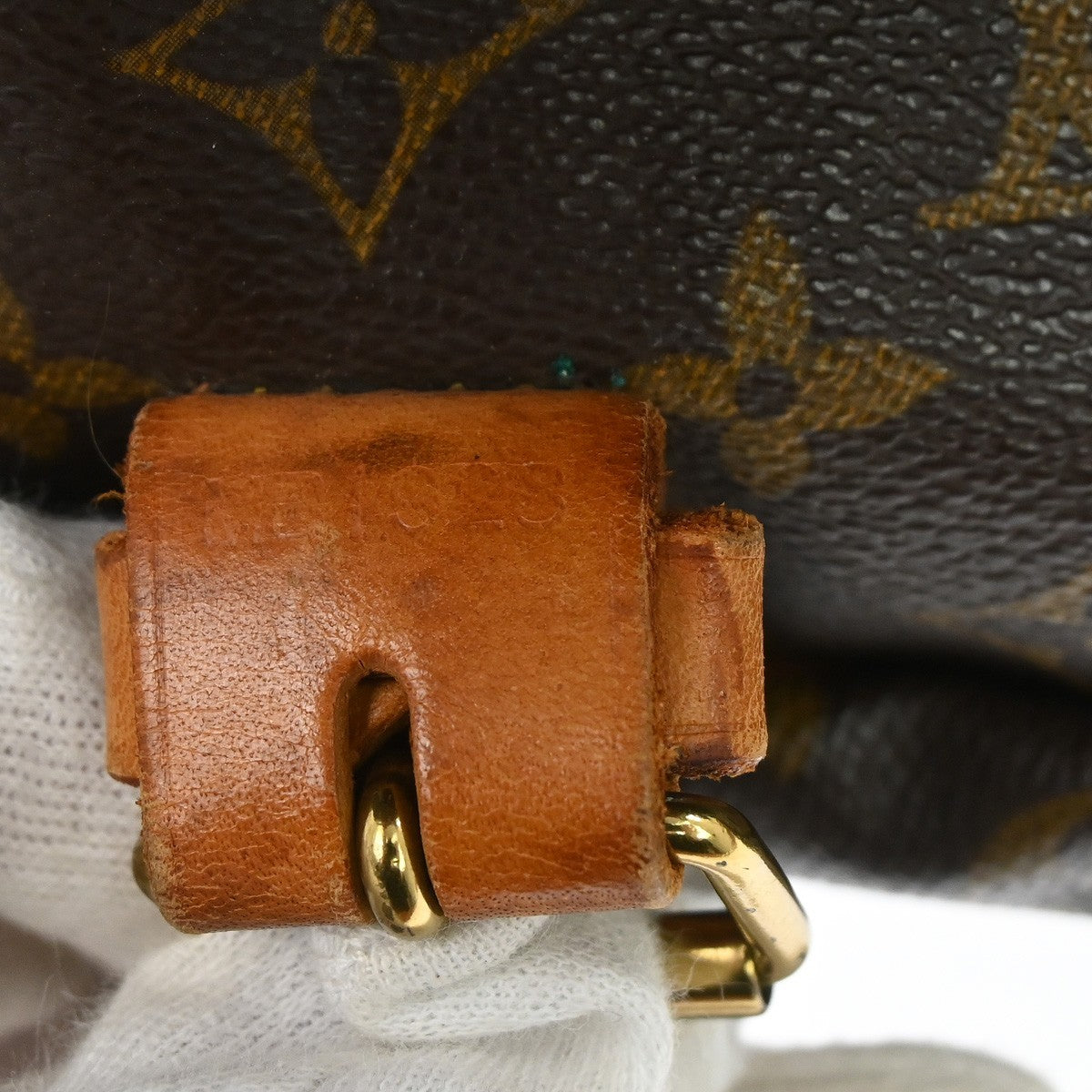 Louis Vuitton Saumur Monogram Canvas Brown Canvas Handbag (Pre-Owned)