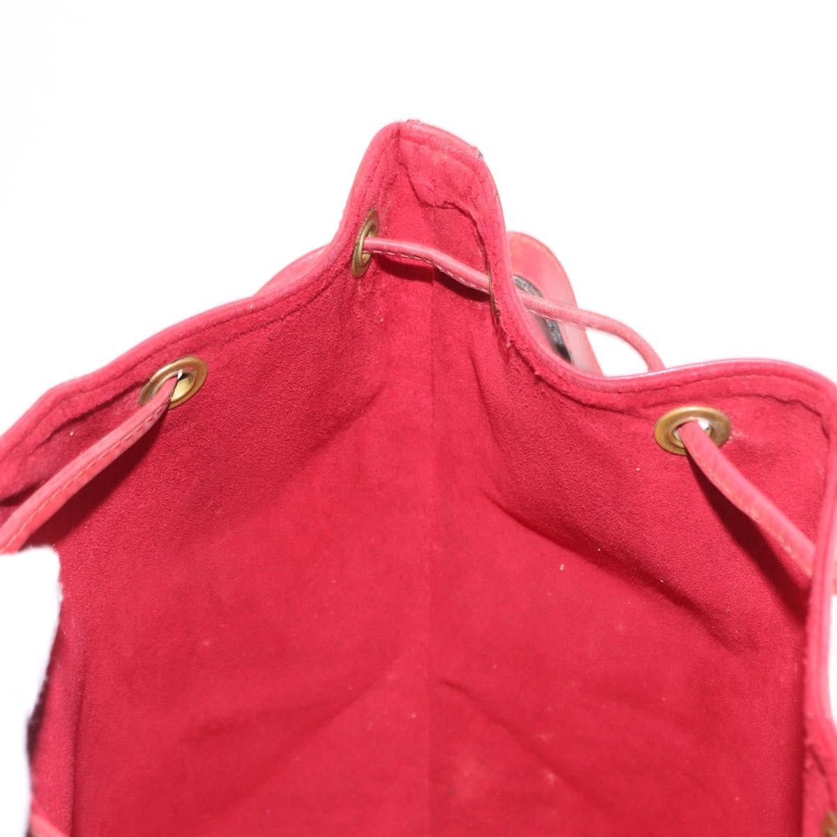 Louis Vuitton Petit Noe Epi Leather Red Leather Shoulder Bag Bag (Pre-Owned)