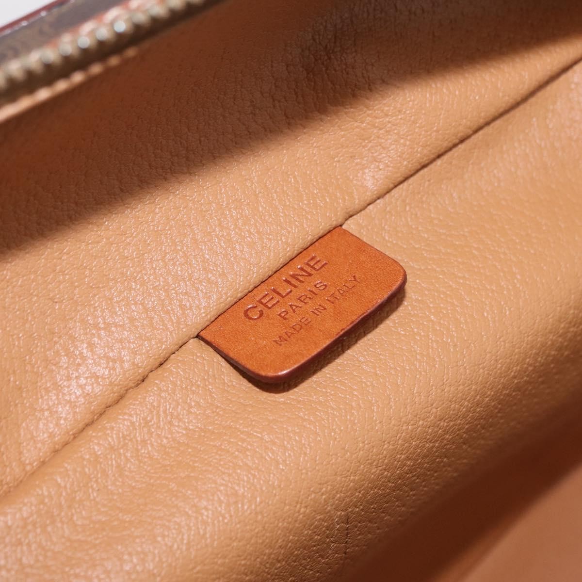 Celine Macadam Vanity Canvas Brown Canvas Clutche & Pouche Bag (Pre-Owned)