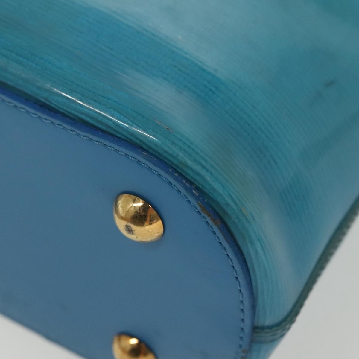 Louis Vuitton Plage Lagoon Bay Vinyl Epi Leather Blue Leather Bag (Pre-Owned)
