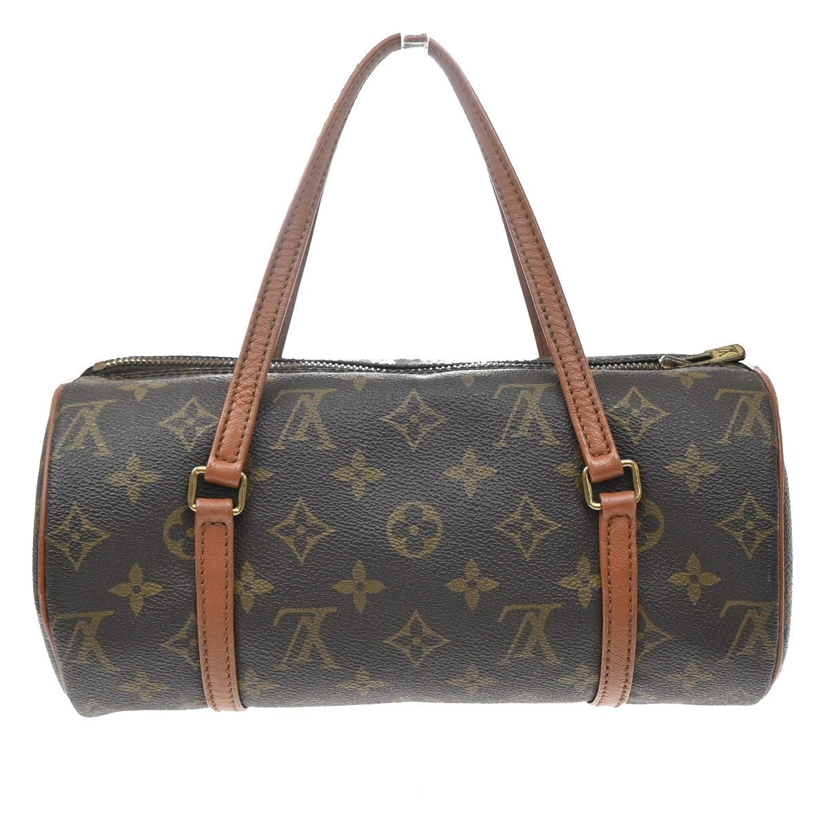 Louis Vuitton Papillon Monogram Brown Canvas Handbag (Pre-Owned)