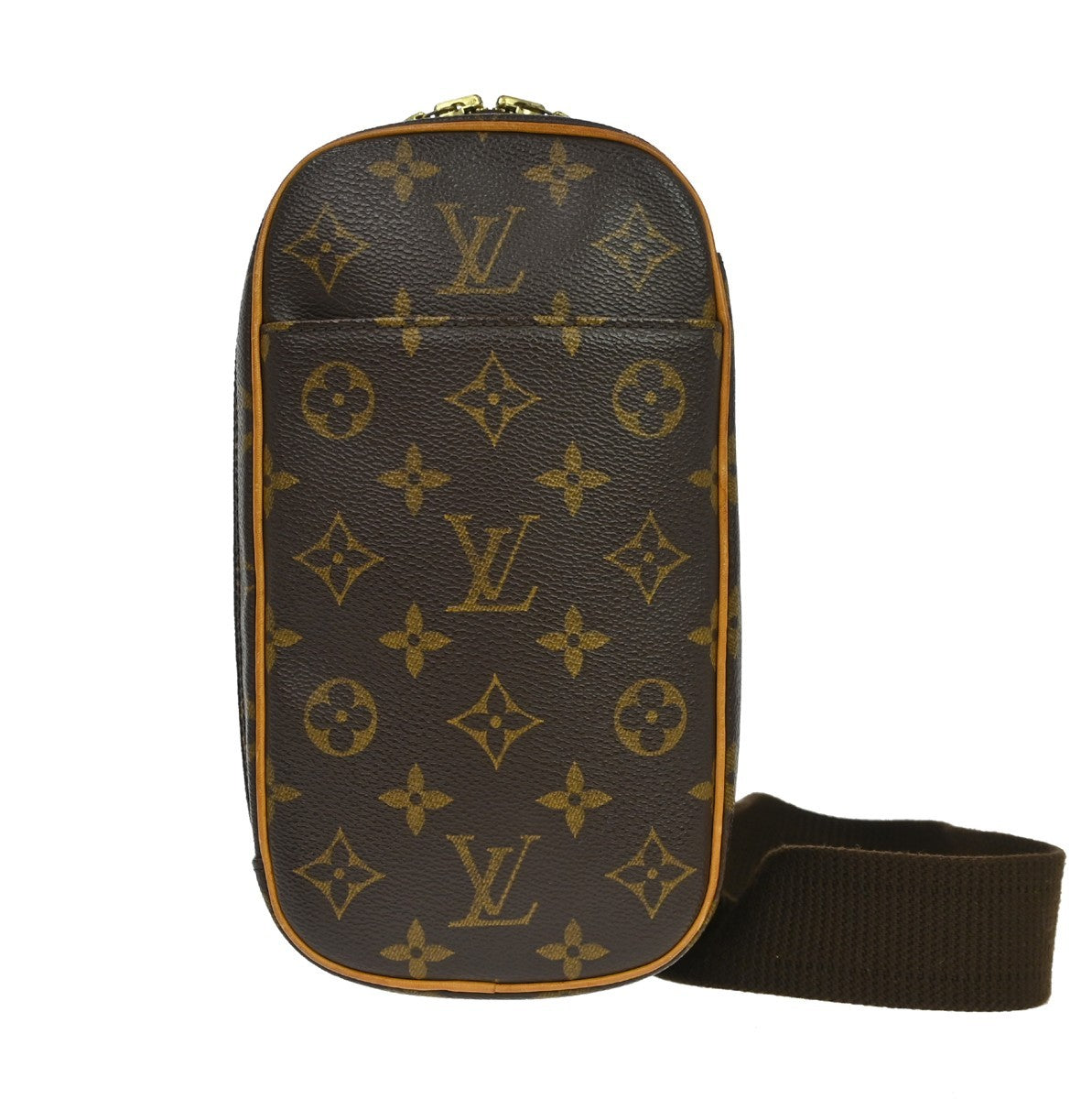 Louis Vuitton Pochette Gange Monogram Canvas Brown Canvas Clutche & Pouche Bag (Pre-Owned)
