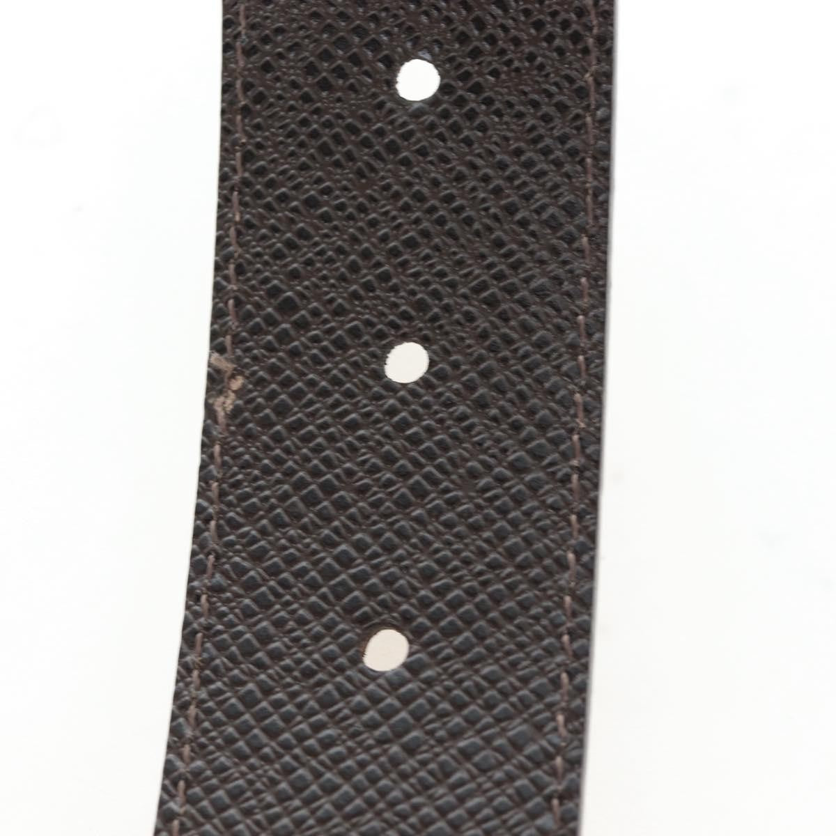 Louis Vuitton Inventeur Belt Damier Ebene Brown Canvas Belts Accessory (Pre-Owned)