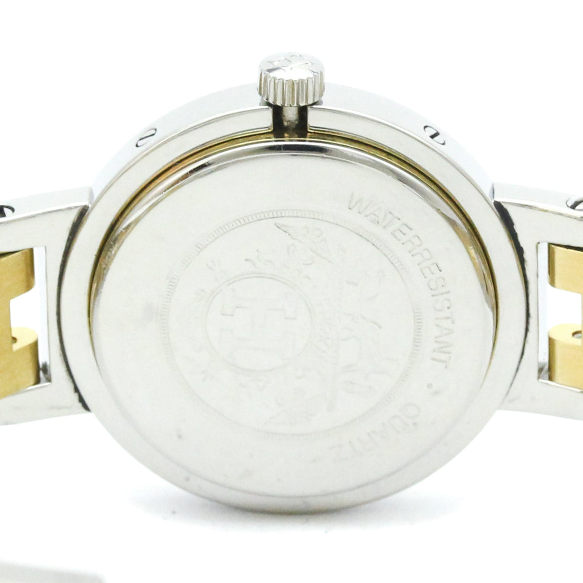 Hermes Clipper Quartz Stainless Steel And Plated Metal Watch (Pre-Owned)