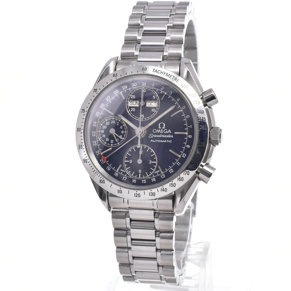 Omega Speedmaster Triple Calendar Chronograph Automatic Stainless Steel Watch (Pre-Owned)