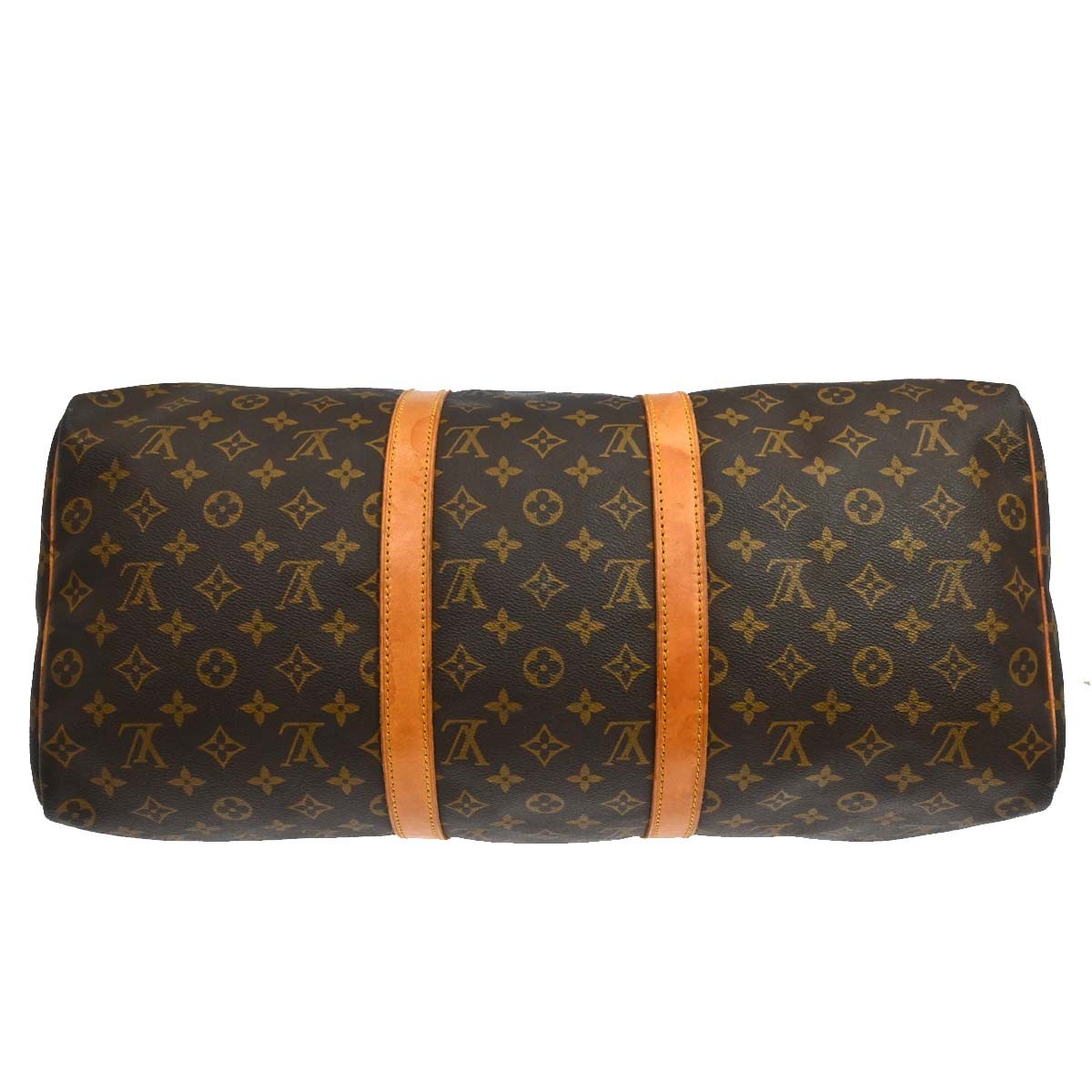 Louis Vuitton Keepall Monogram Canvas Brown Canvas Travel Bag Bag (Pre-Owned)
