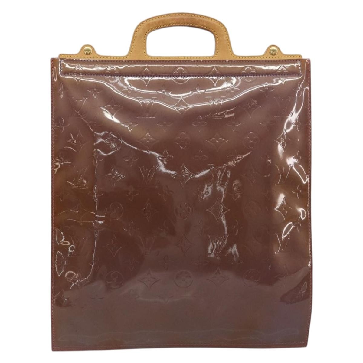 Louis Vuitton Stanton Monogram Vernis Purple Patent_Leather Tote Bag Bag (Pre-Owned)