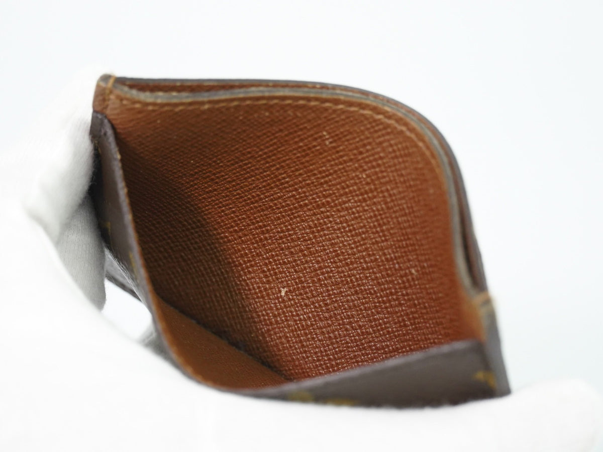 Louis Vuitton Card Holder Reverse Monogram Canvas Brown Canvas Card Holders Accessory (Pre-Owned)