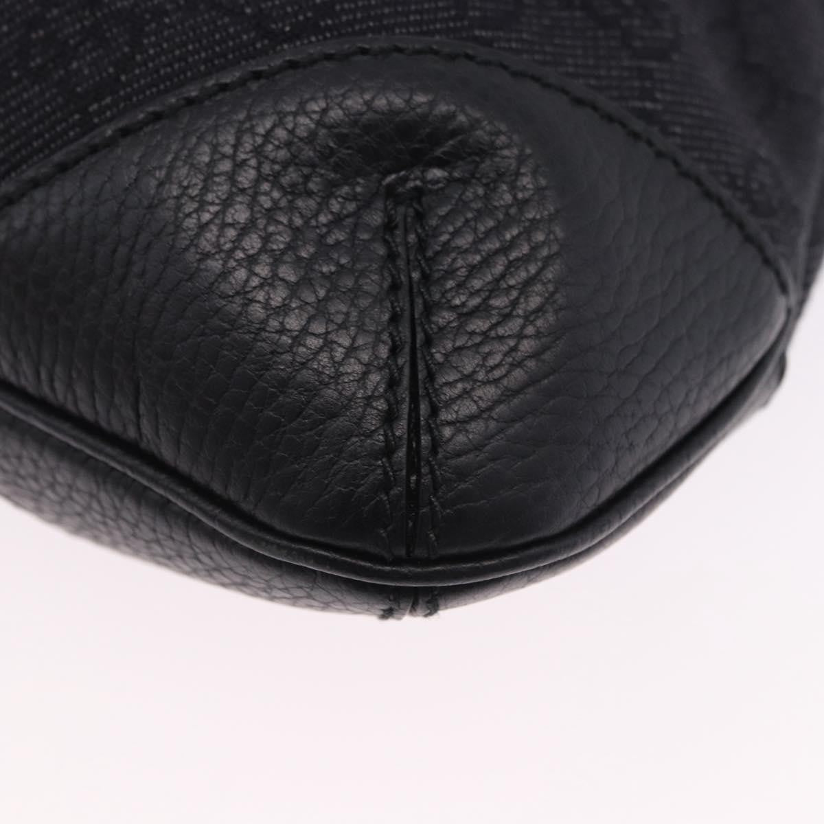Gucci Original Messenger Gg Canvas And Leather Black Canvas Shoulder Bag Bag (Pre-Owned)