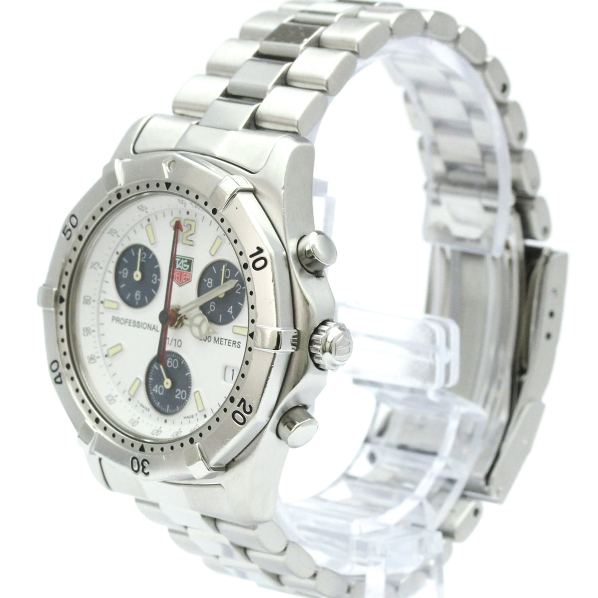 Tag Heuer Professional 200M Chronograph Quartz Stainless Steel Watch (Pre-Owned)