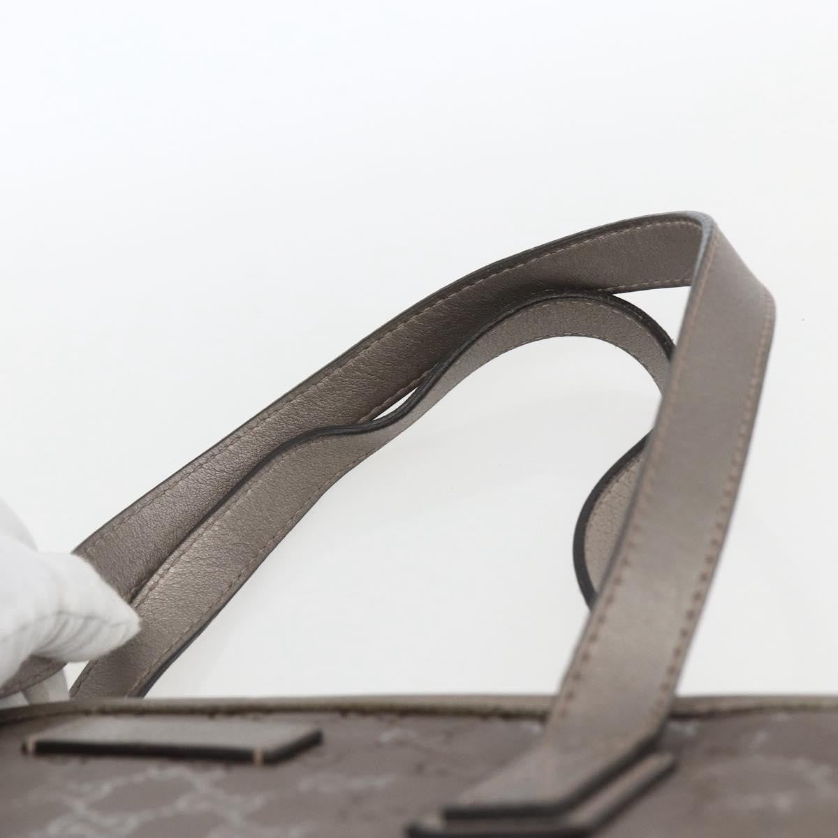 Gucci Plus Tote Gg Imprime Silver Pvc Tote Bag Bag (Pre-Owned)