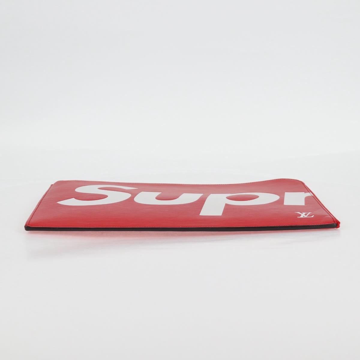 Louis Vuitton Pochette Jour Limited Edition Supreme Epi Leather Red Leather Clutche & Pouche Bag (Pre-Owned)