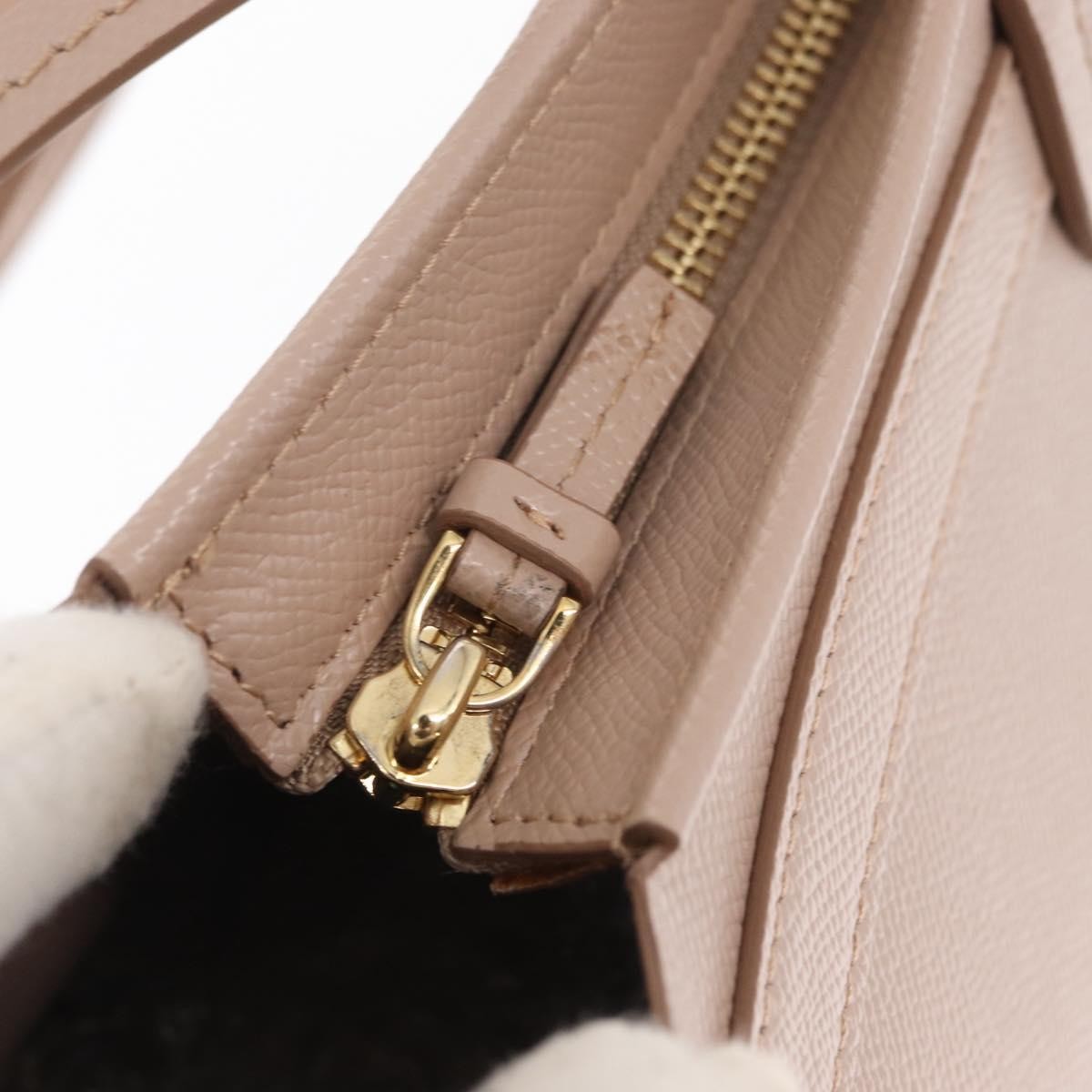 Salvatore Ferragamo Vala Tote Leather Pink Leather Tote Bag Bag (Pre-Owned)