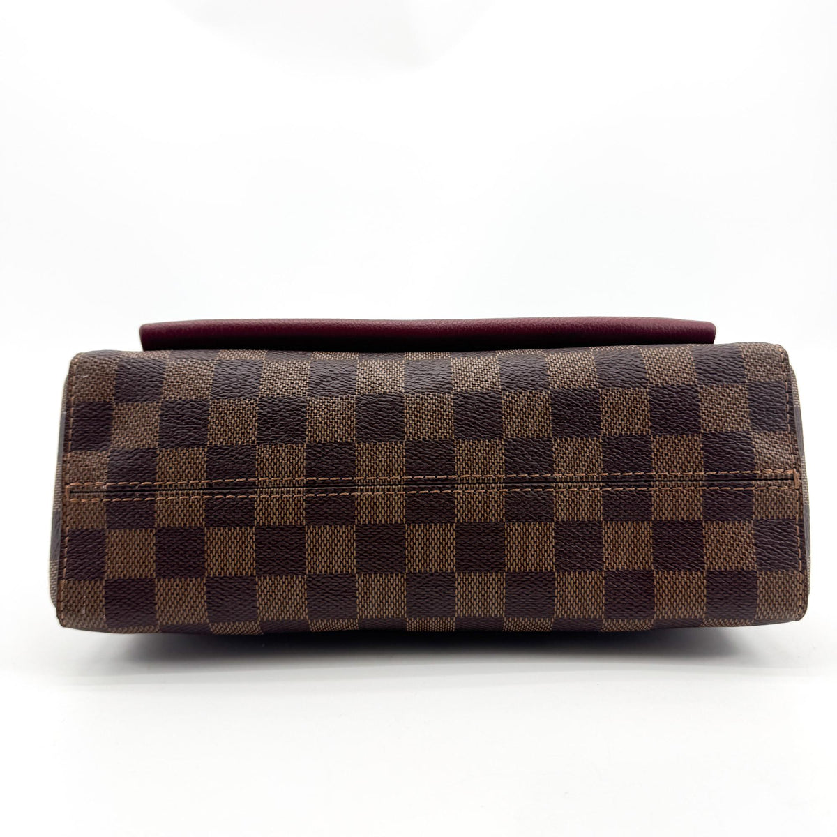 Louis Vuitton Vavin Damier With Leather Brown Canvas Tote Bag Bag (Pre-Owned)