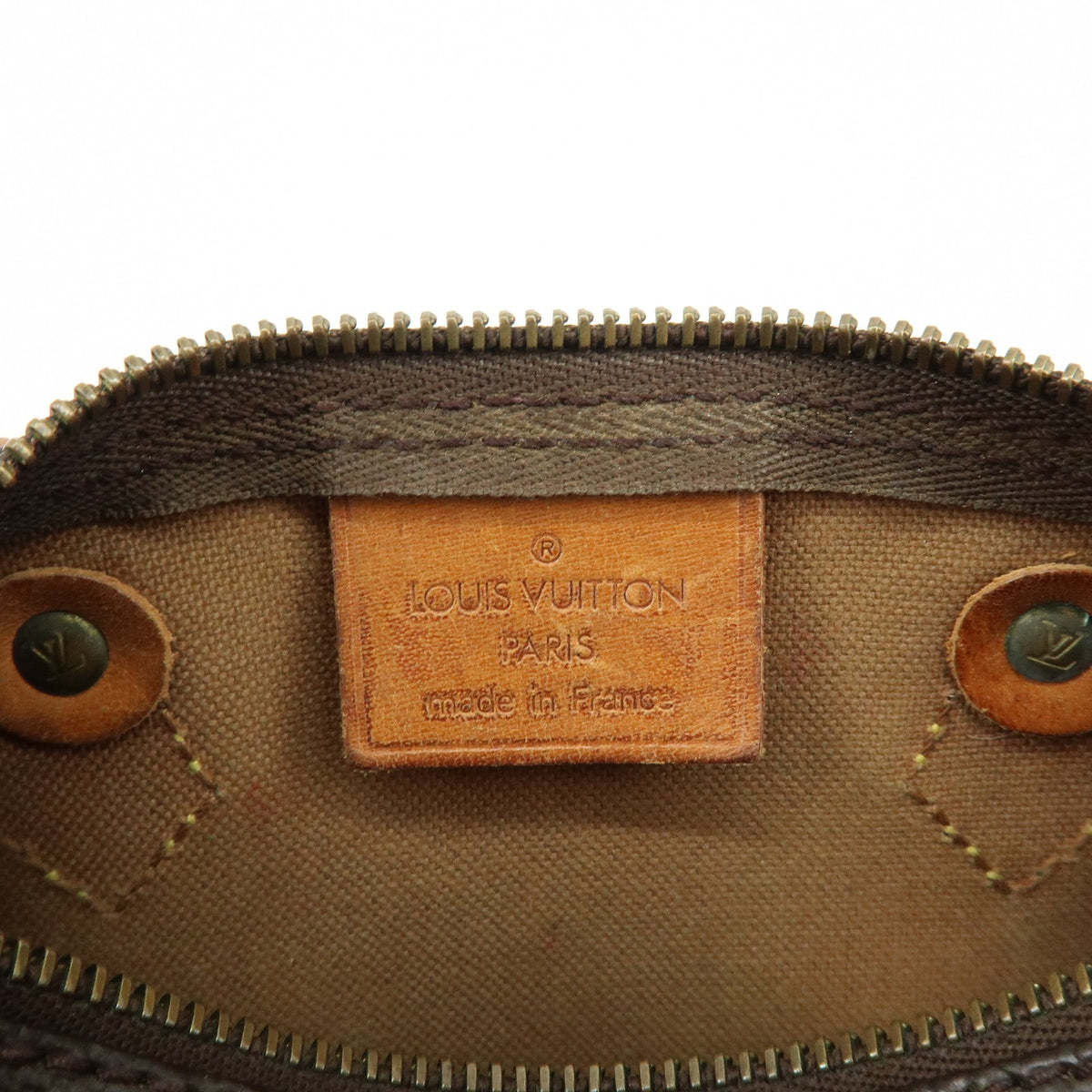 Louis Vuitton Speedy Mini Hl Monogram Canvas Brown Canvas Handbag (Pre-Owned)