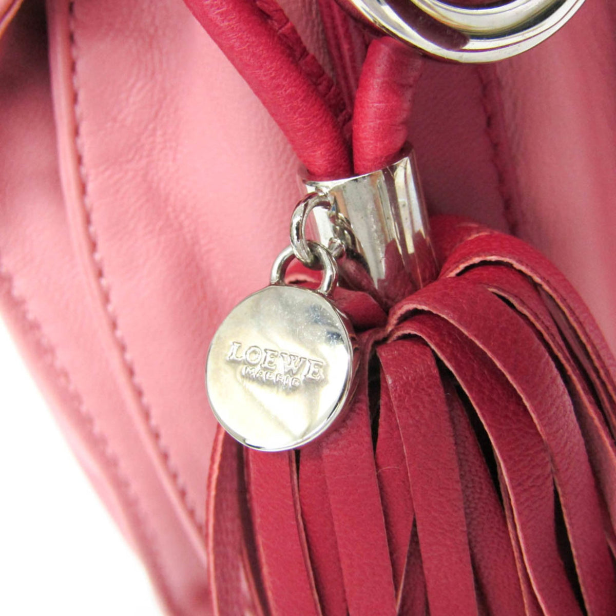 Loewe Flamenco Leather Pink Leather Crossbody Bag Bag (Pre-Owned)
