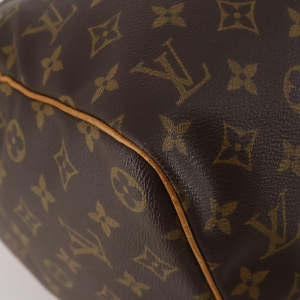 Louis Vuitton Keepall Monogram Canvas Brown Canvas Travel Bag Bag (Pre-Owned)