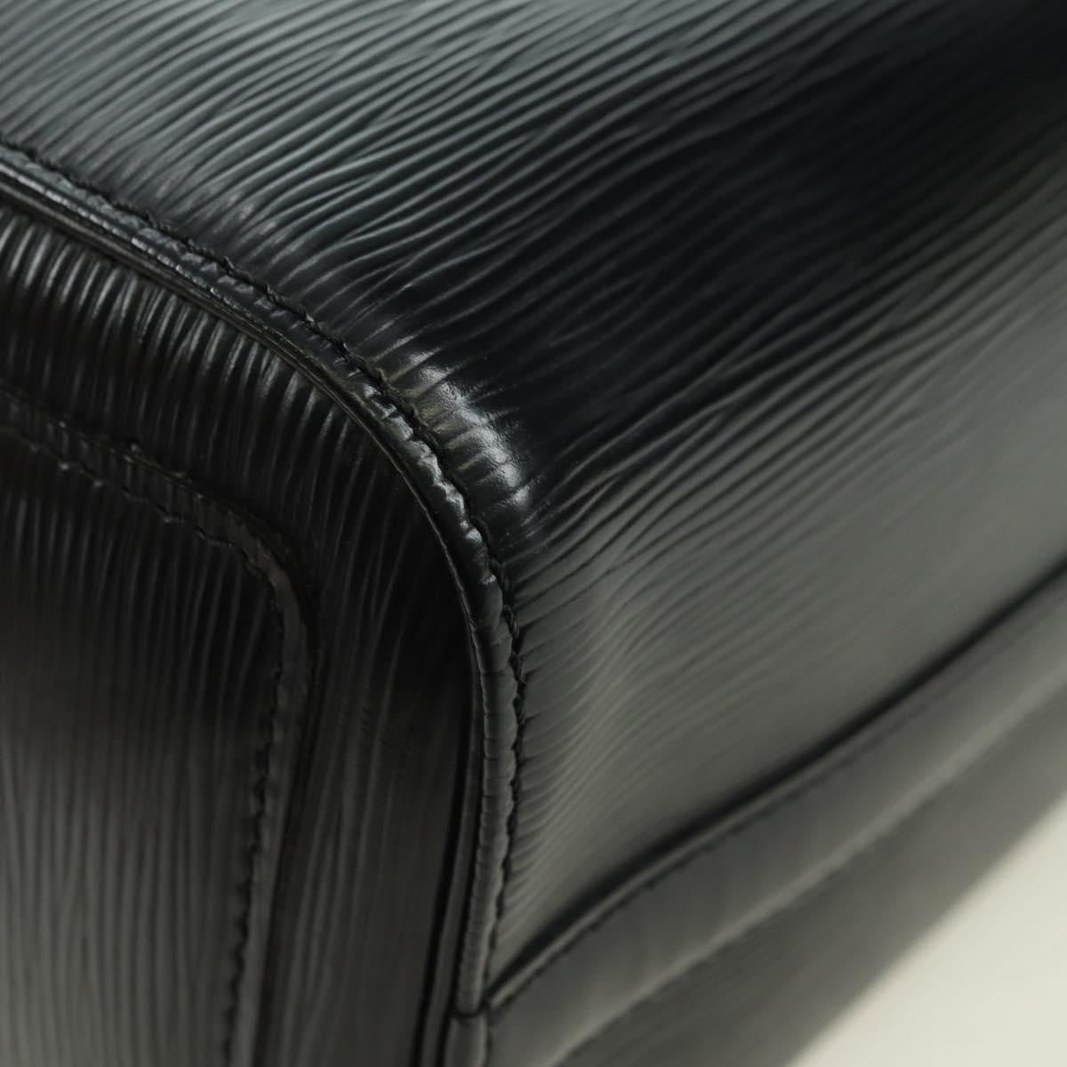 Louis Vuitton Speedy Epi Leather Black Leather Handbag (Pre-Owned)