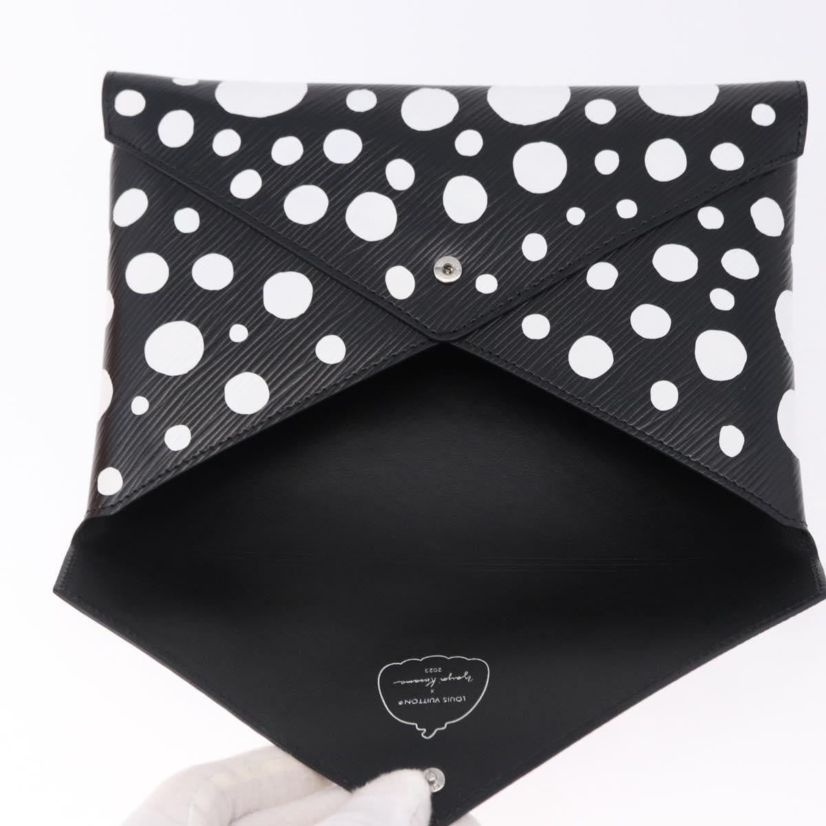 Louis Vuitton Kirigami Pochette Set Yayoi Kusama Infinity Dots Epi Leather Black Leather Clutche & Pouche Bag (Pre-Owned)