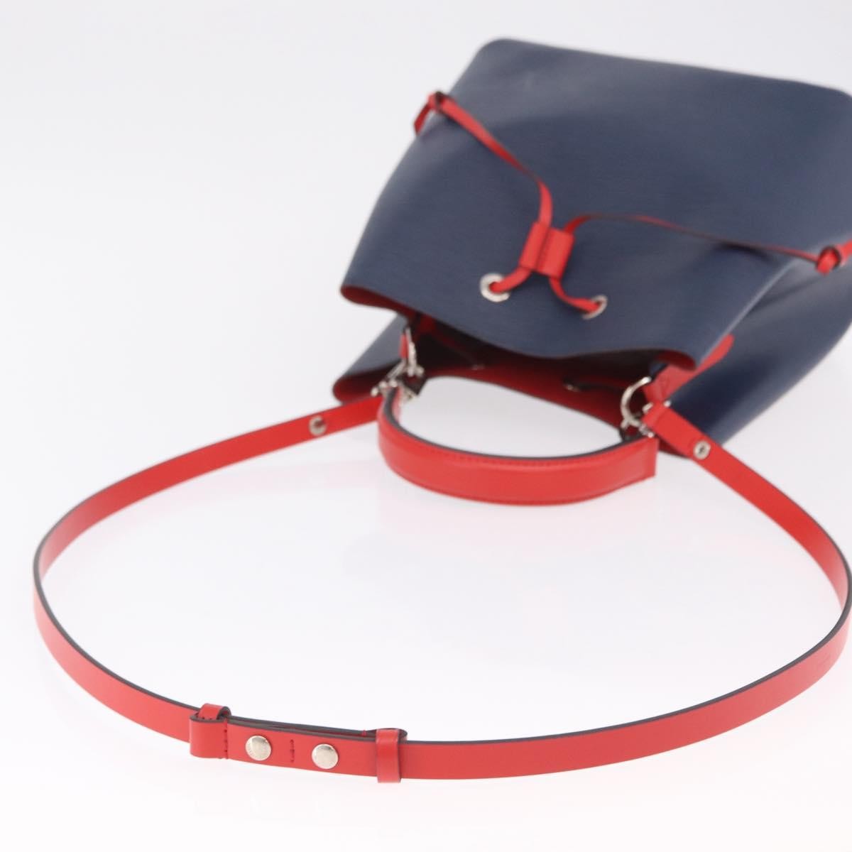 Louis Vuitton Neonoe Limited Edition Colored Damier Navy Leather Handbag (Pre-Owned)
