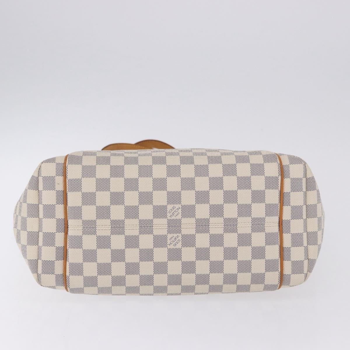 Louis Vuitton Totally Damier Azur Beige Canvas Shoulder Bag Bag (Pre-Owned)