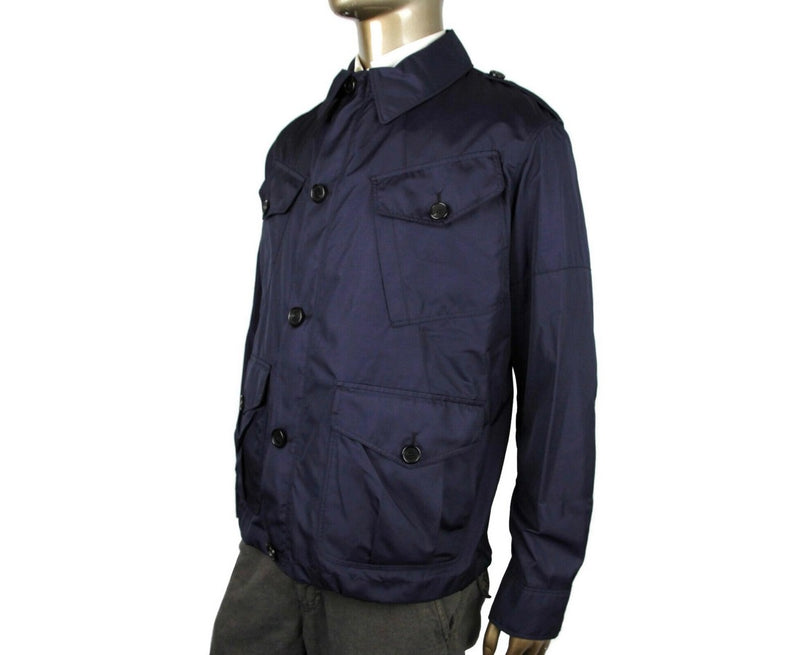 Burberry London Men's Dark Blue Polyester/Silk Jacket