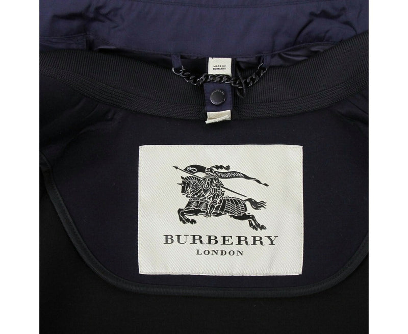 Burberry London Men's Dark Blue Polyester/Silk Jacket
