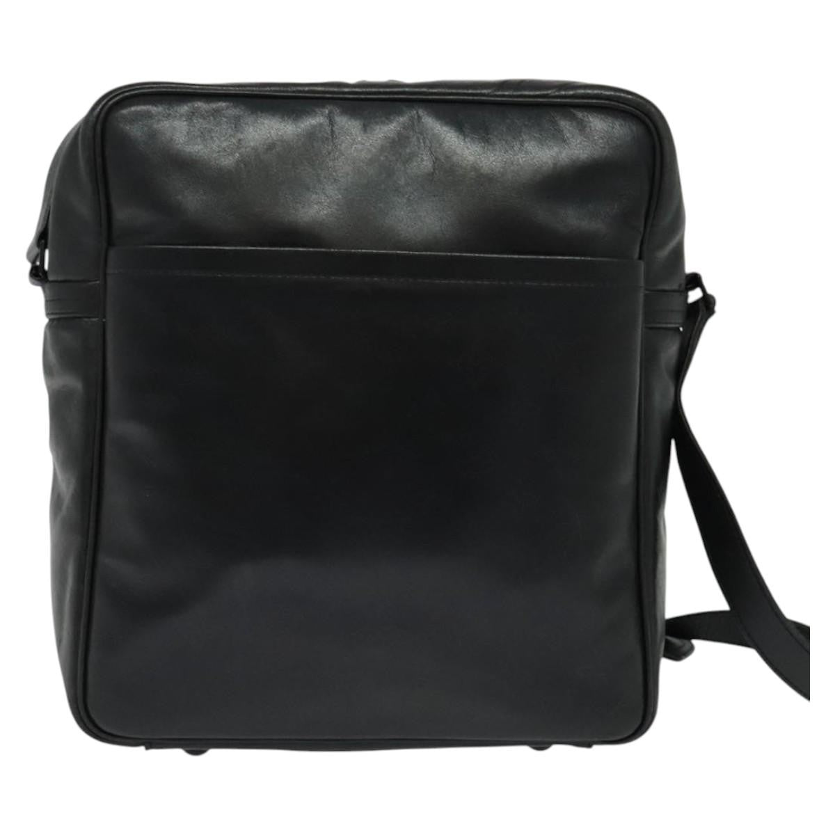 Louis Vuitton Clarkson Messenger Monogram Shadow Leather Black Leather Bag (Pre-Owned)