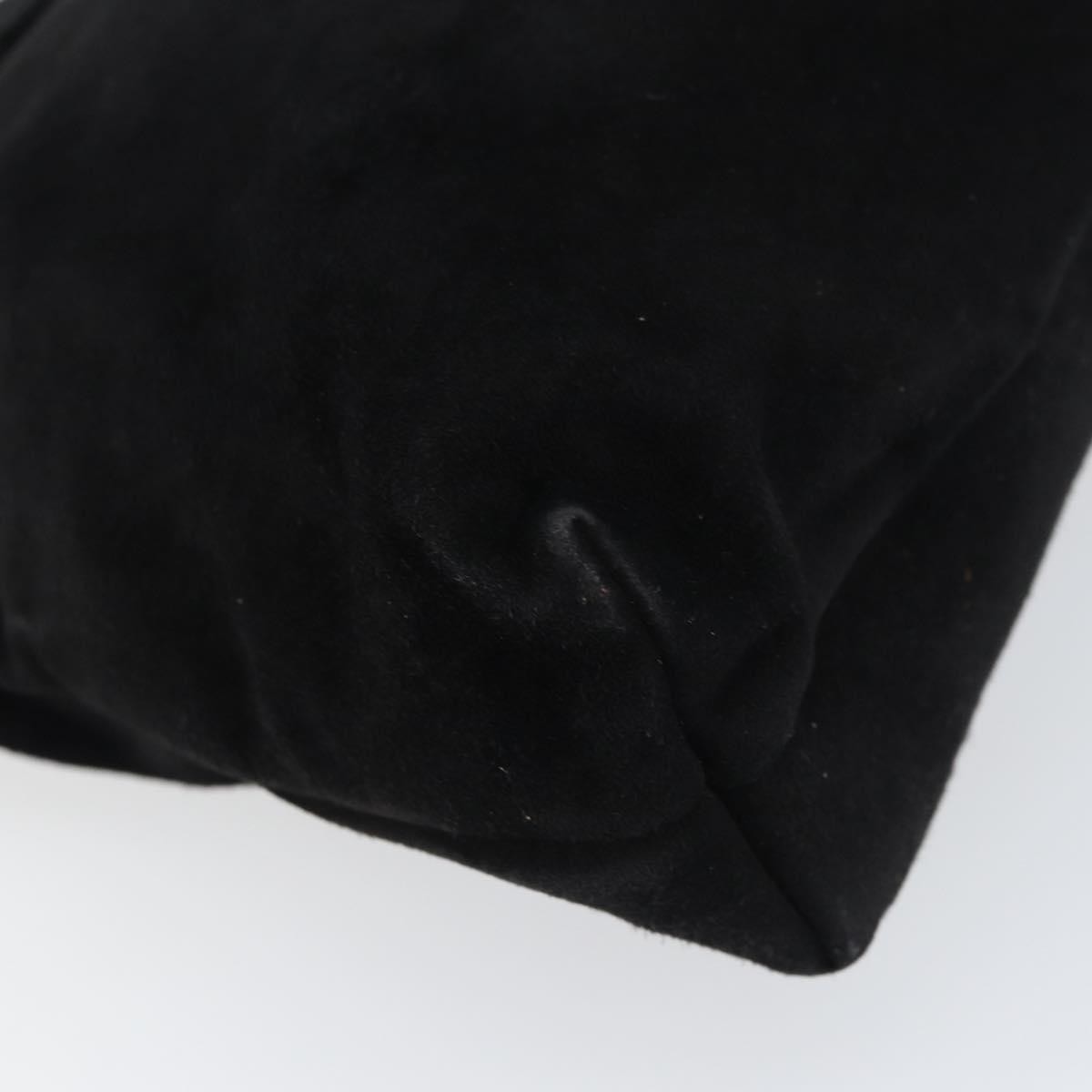 Salvatore Ferragamo Vala Suede Black Suede Shoulder Bag Bag (Pre-Owned)