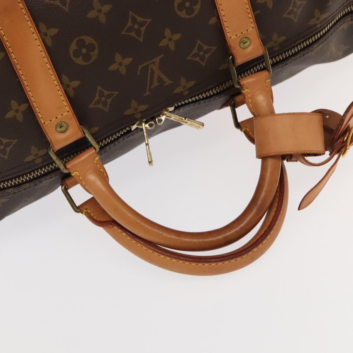 Louis Vuitton Keepall Monogram Canvas Brown Canvas Travel Bag Bag (Pre-Owned)