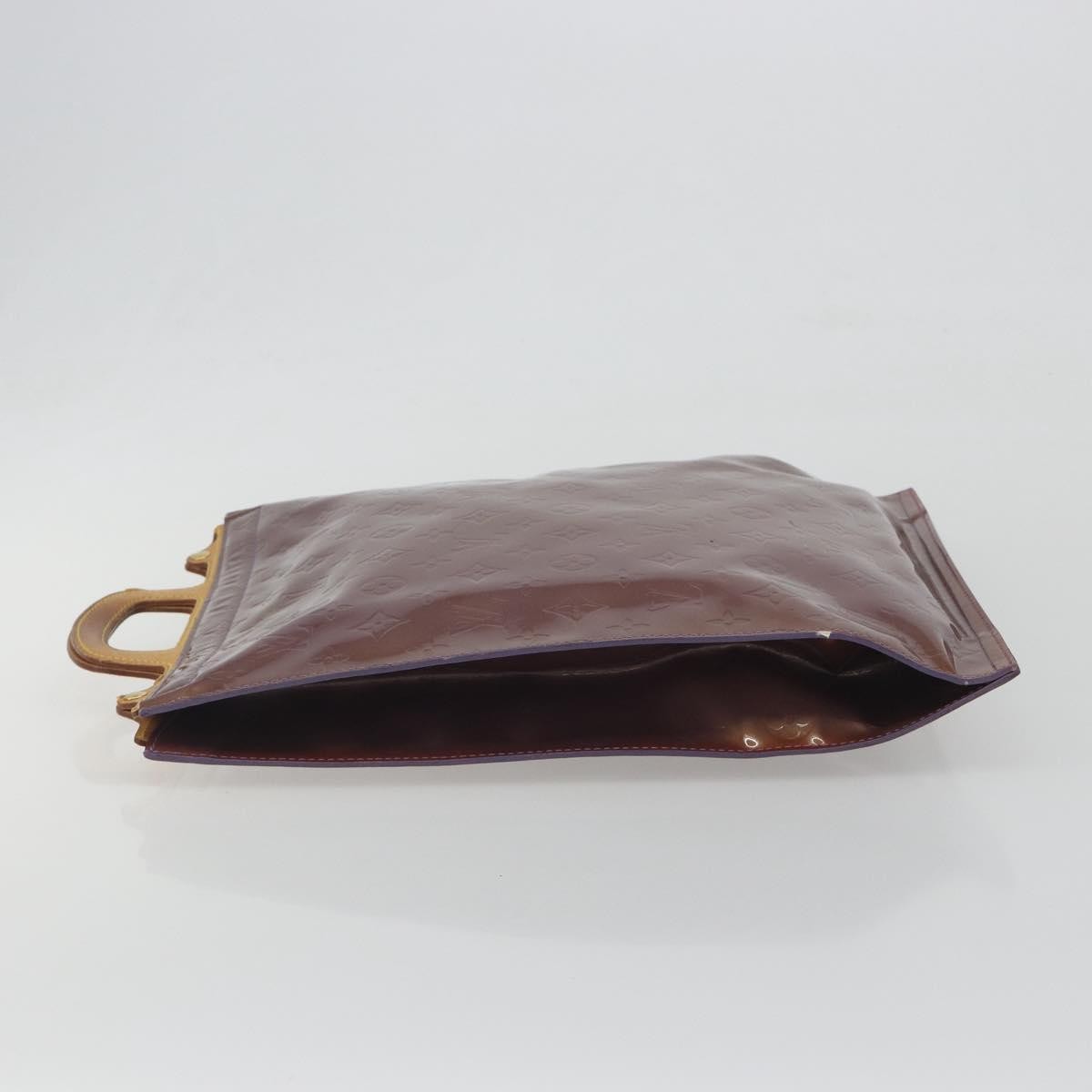 Louis Vuitton Stanton Monogram Vernis Purple Patent_Leather Tote Bag Bag (Pre-Owned)