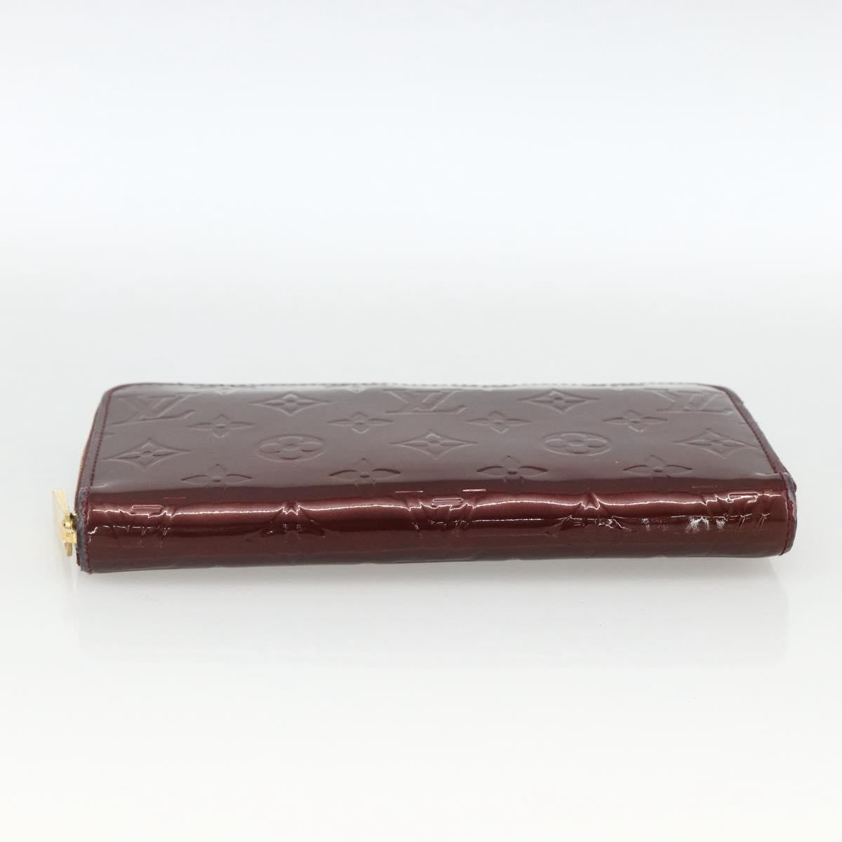Louis Vuitton Zippy Leather Red Patent_Leather Wallets Accessory (Pre-Owned)