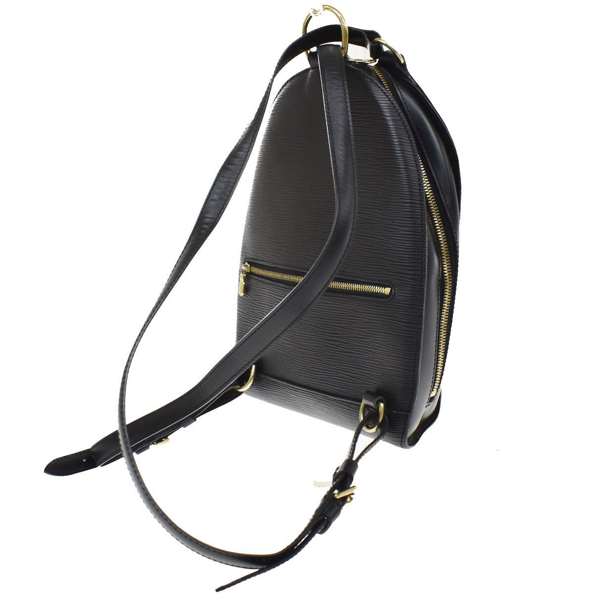 Louis Vuitton Mabillon Epi Leather Black Leather Backpack Bag (Pre-Owned)