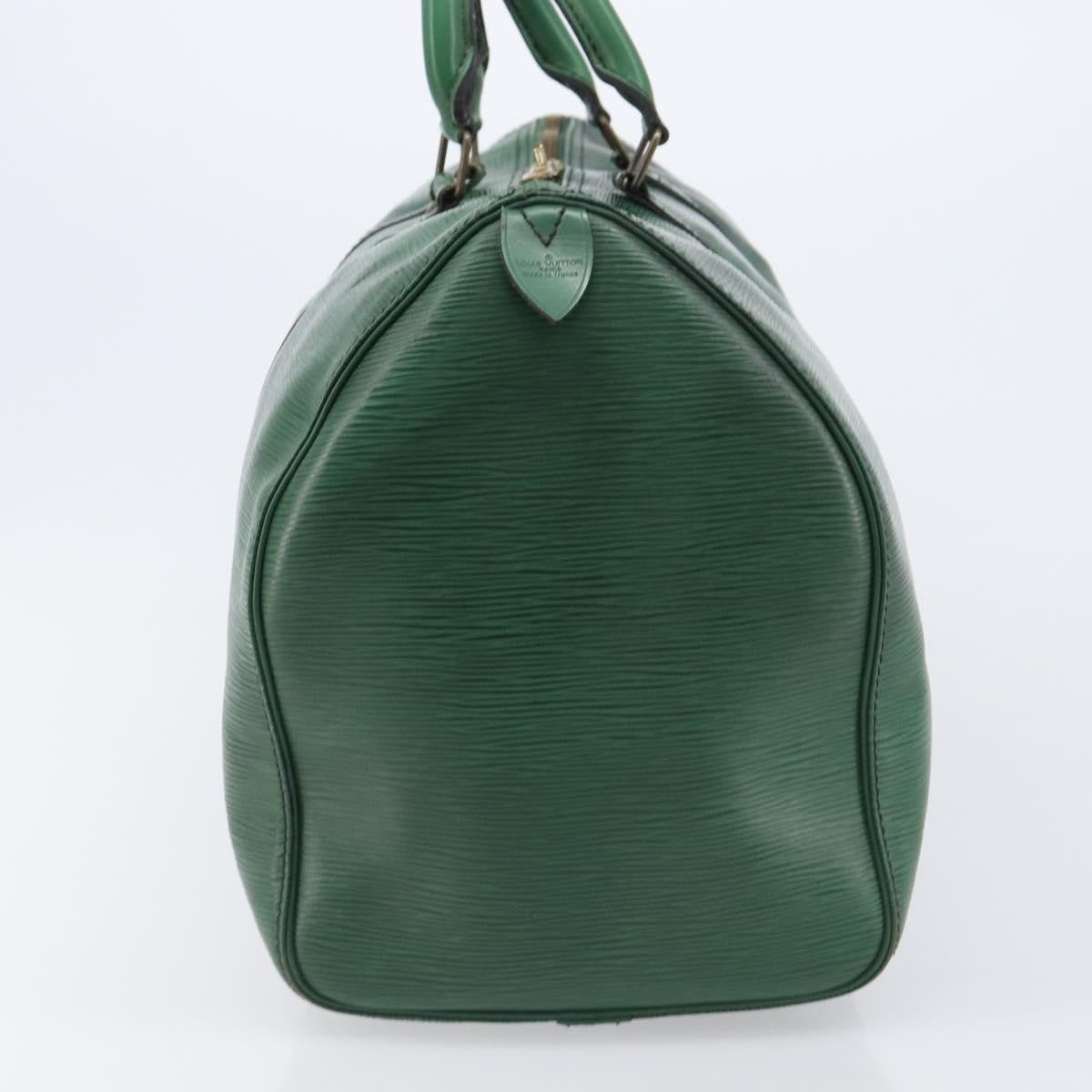 Louis Vuitton Keepall Epi Leather Green Leather Travel Bag Bag (Pre-Owned)