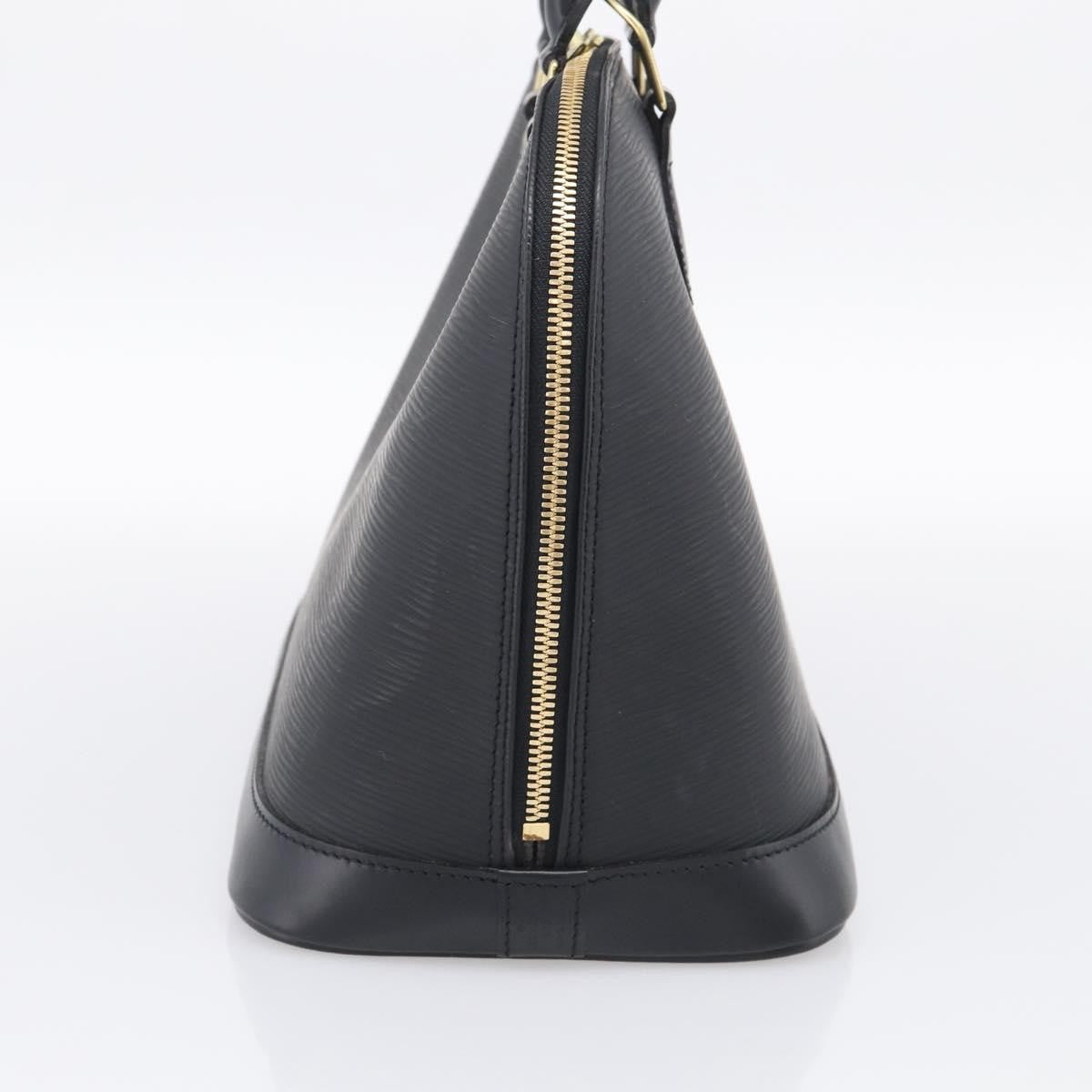Louis Vuitton Alma Epi Leather Black Leather Handbag (Pre-Owned)
