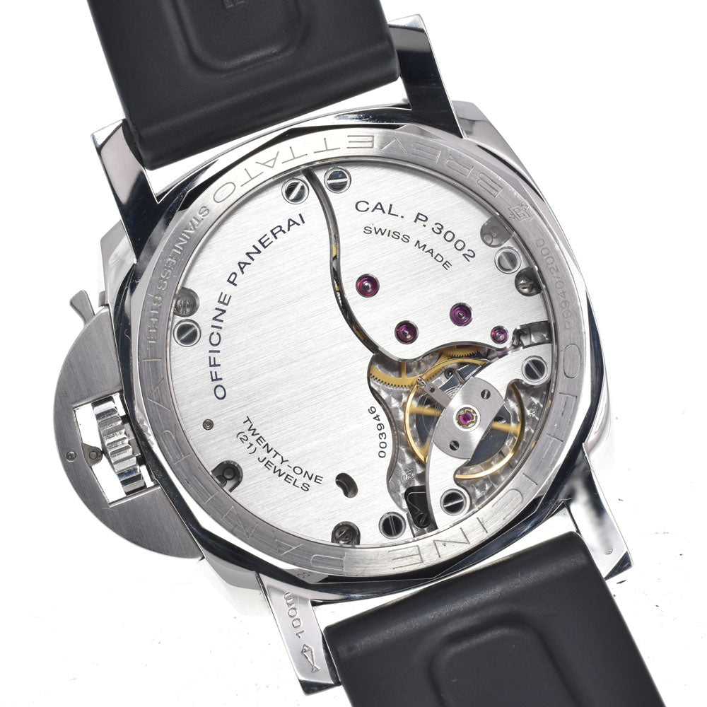 Panerai Luminor 1950 3 Days Manual Stainless Steel And Leather Watch (Pre-Owned)