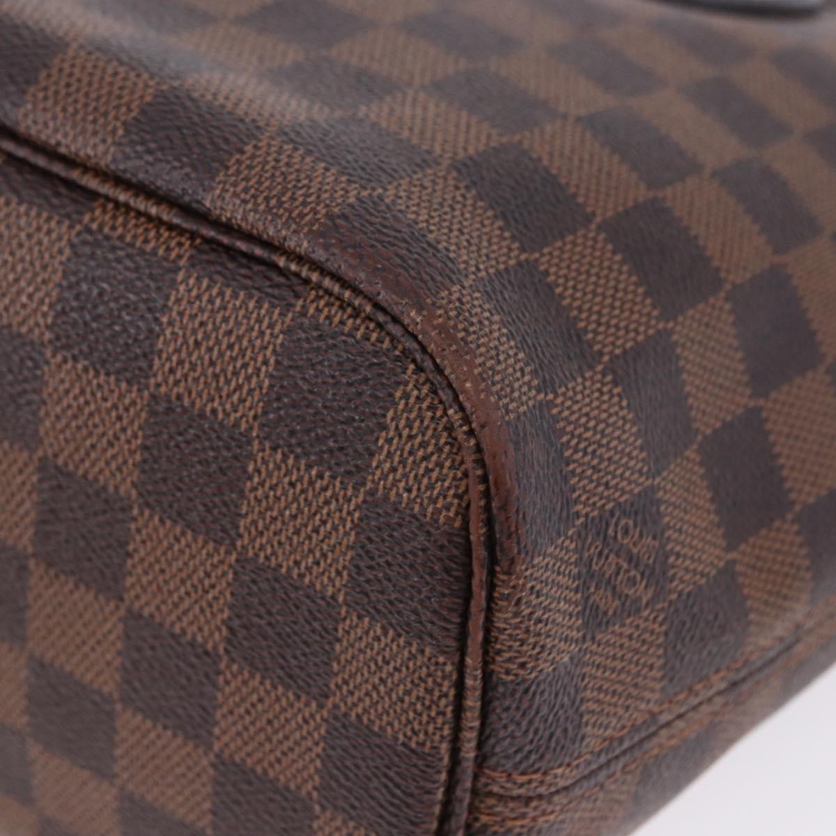 Louis Vuitton Neverfull Damier Brown Canvas Tote Bag Bag (Pre-Owned)