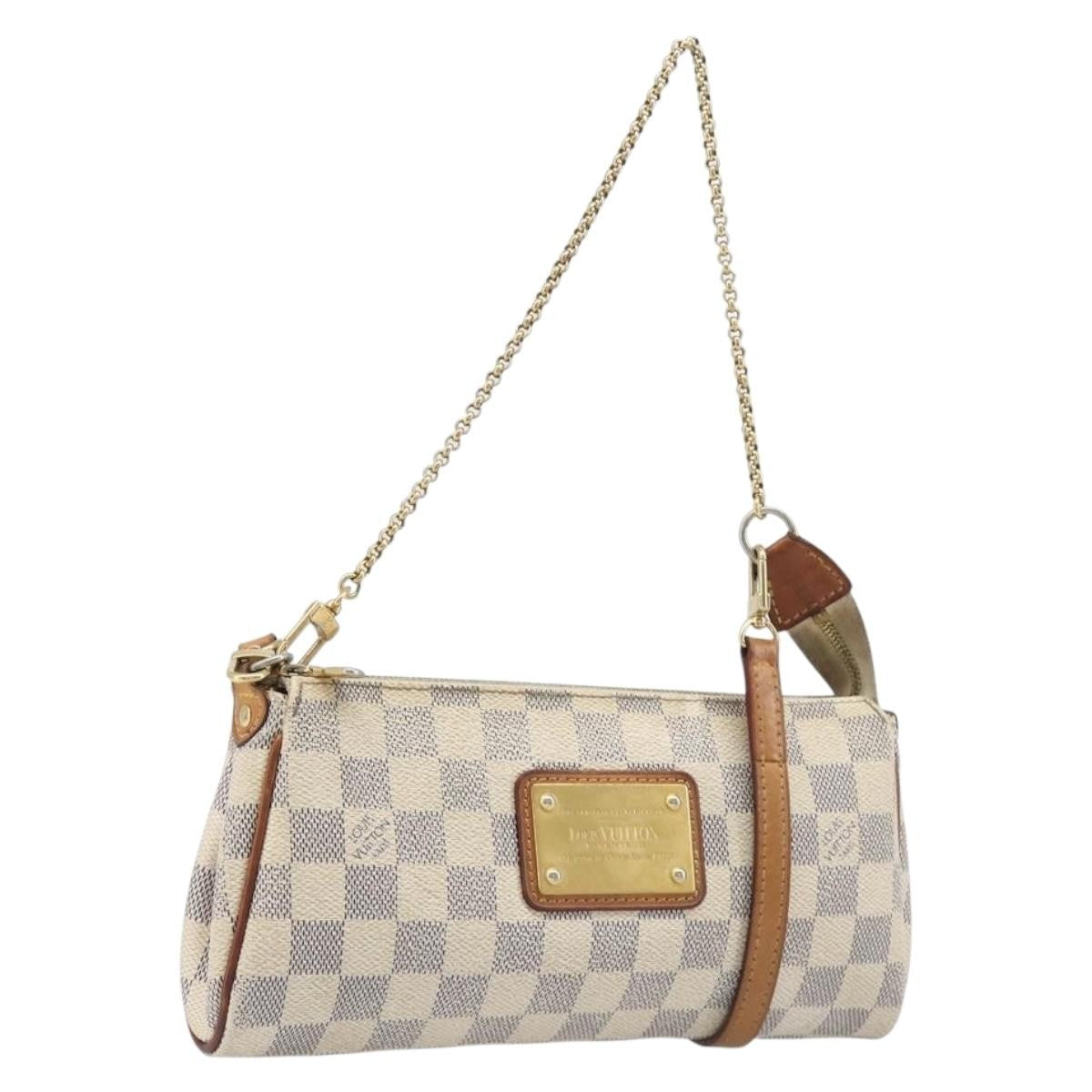Louis Vuitton Eva Damier Neutral Canvas Handbag (Pre-Owned)