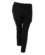 Burberry Women's Black Stretchy Trousers Legging With Zippers 4050389 (40 EU / 06 US)