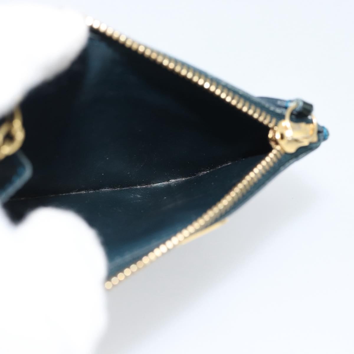 Louis Vuitton Pochette Clés Nm Monogram Vernis Patent Leather Blue Patent_Leather Wallets Accessory (Pre-Owned)
