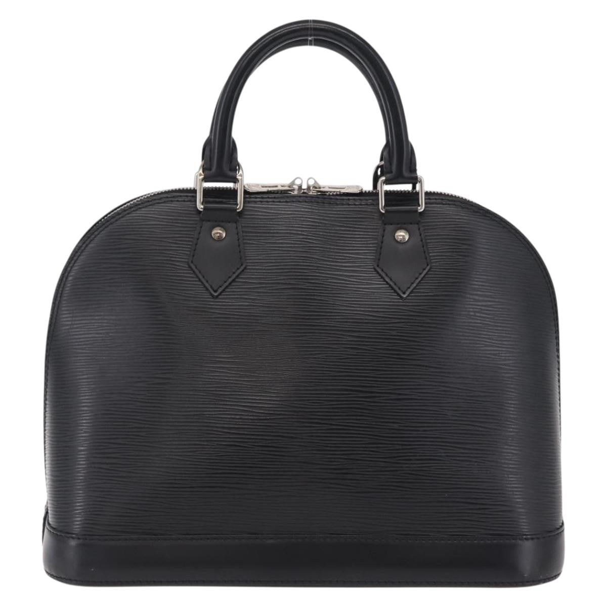 Louis Vuitton Alma Epi Leather Black Leather Handbag (Pre-Owned)