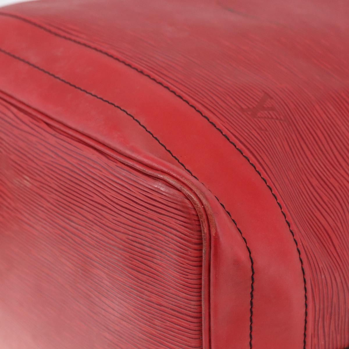 Louis Vuitton Petit Noe Nm Epi Leather Red Leather Shoulder Bag Bag (Pre-Owned)