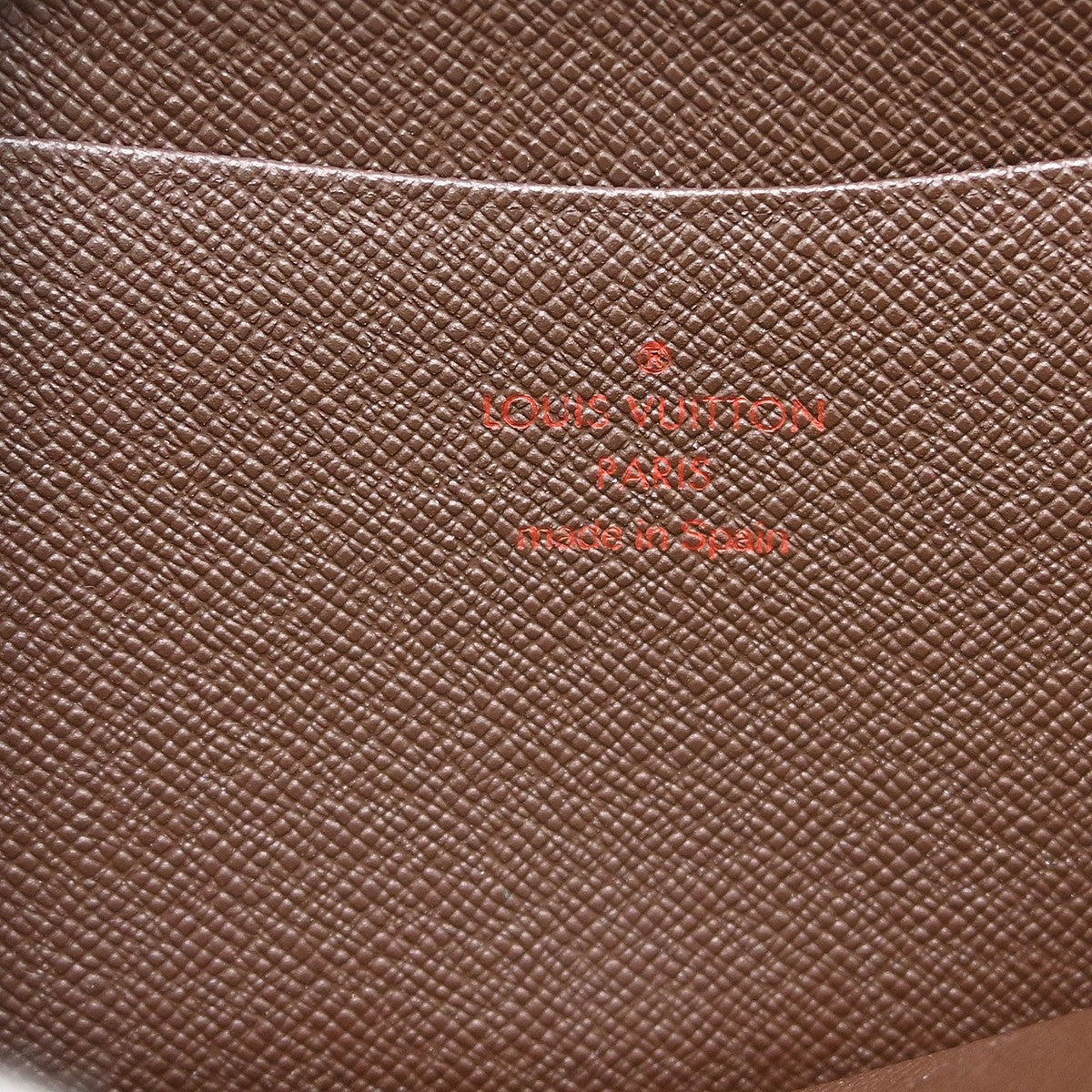 Louis Vuitton Porte-Monnaie Zippy Damier Brown Canvas Wallets Accessory (Pre-Owned)