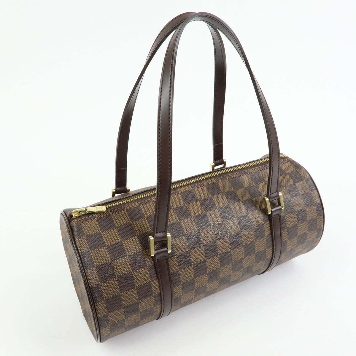 Louis Vuitton Papillon Damier Ebene Brown Canvas Handbag (Pre-Owned)