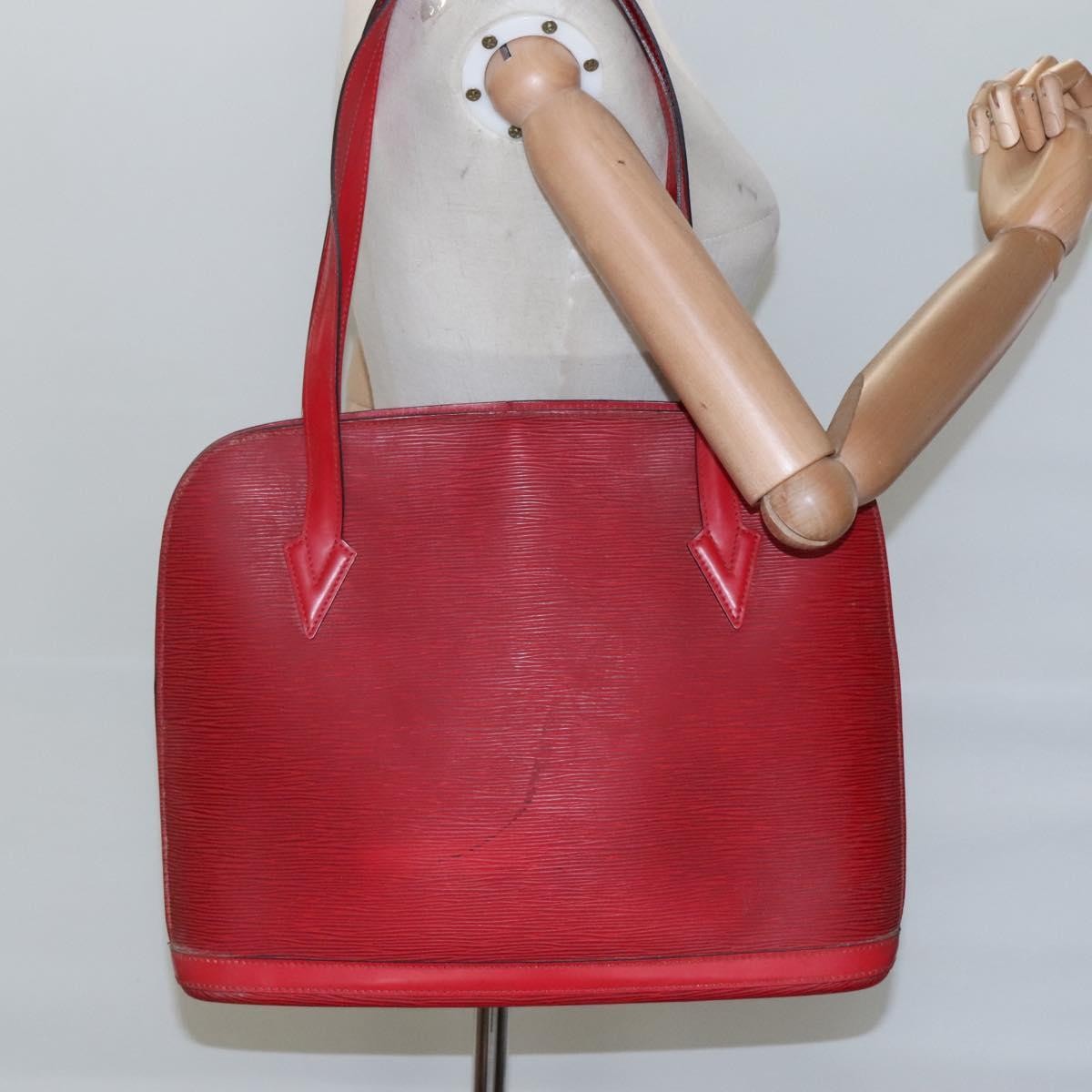 Louis Vuitton Lussac Epi Leather Red Leather Shoulder Bag Bag (Pre-Owned)