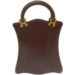 Hermès Vintage Brown Leather Tote Bag (Pre-Owned)