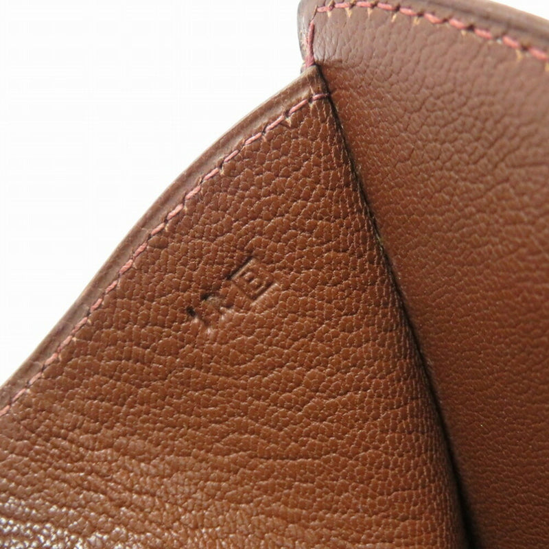 Hermès Vintage Brown Leather Tote Bag (Pre-Owned)