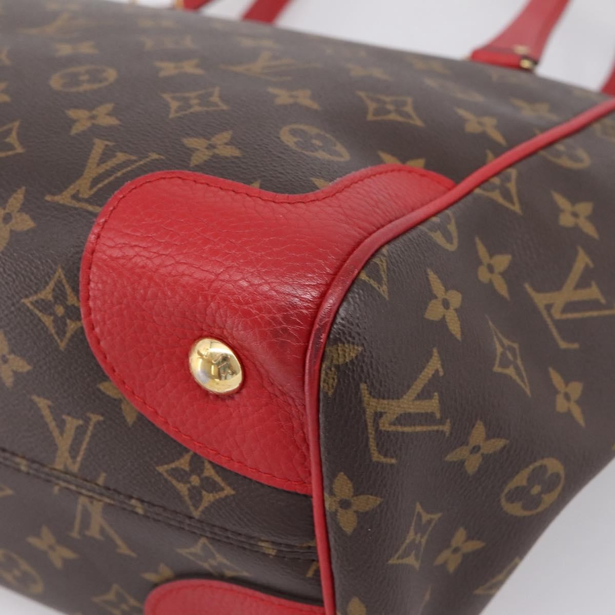 Louis Vuitton Estrela Nm Monogram Canvas With Leather Brown Canvas Handbag (Pre-Owned)