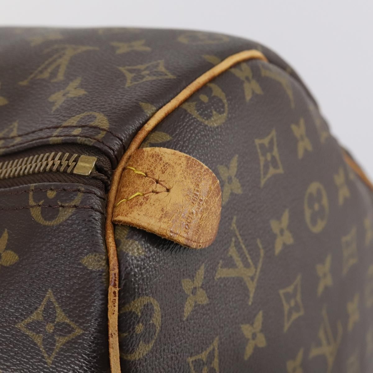 Louis Vuitton Keepall Monogram Canvas Brown Canvas Travel Bag Bag (Pre-Owned)