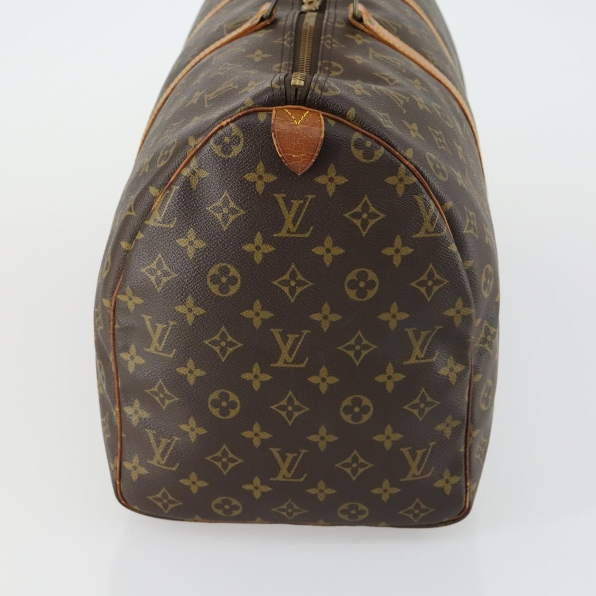 Louis Vuitton Keepall Monogram Canvas Brown Canvas Travel Bag Bag (Pre-Owned)